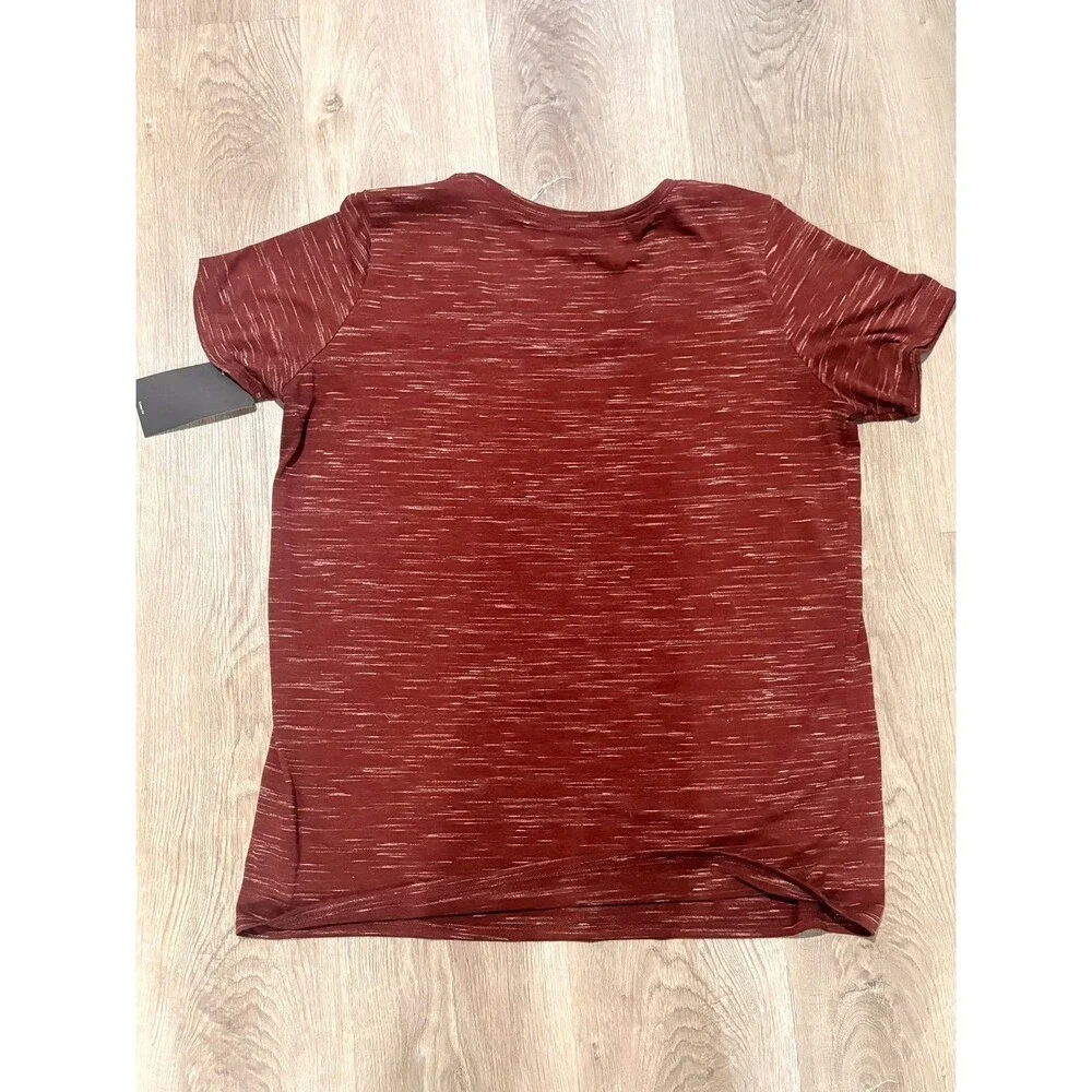 Women’s Nike Dri-Fit short sleeve t-shirt heathered brown‎ XL NWT